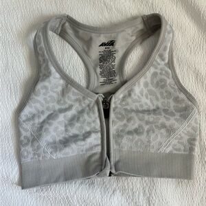 Avia zipper sports bra